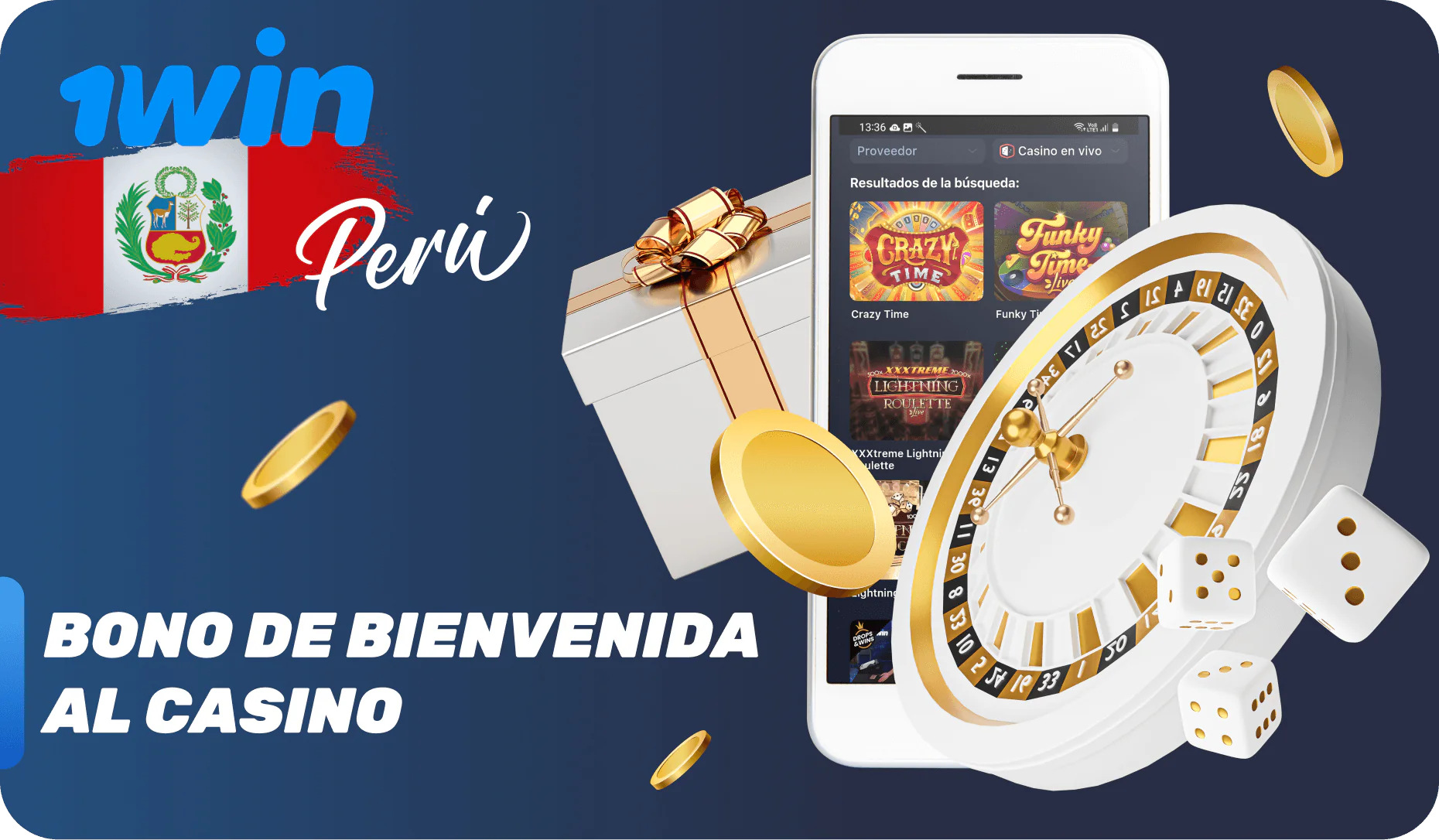 Bono de bienvenida del casino 1win