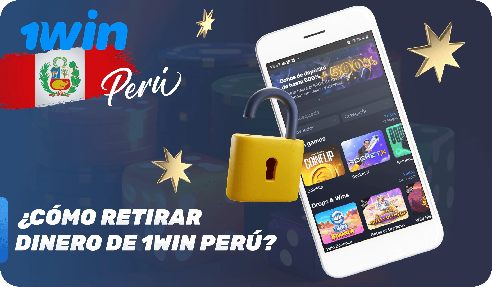 Instrucciones para retirar dinero de 1win Perú