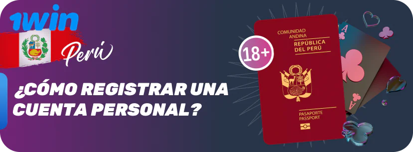 Registro de cuenta 1win